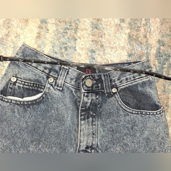 Sasson Acid Wash 80's Vintage Mom Jeans Women's High Rise size 24 - Picture 3 of 8